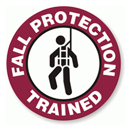 wdc safety emblem fall protection trained